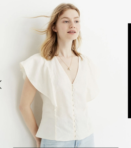 Madewell Tops - Madewell Linen Top